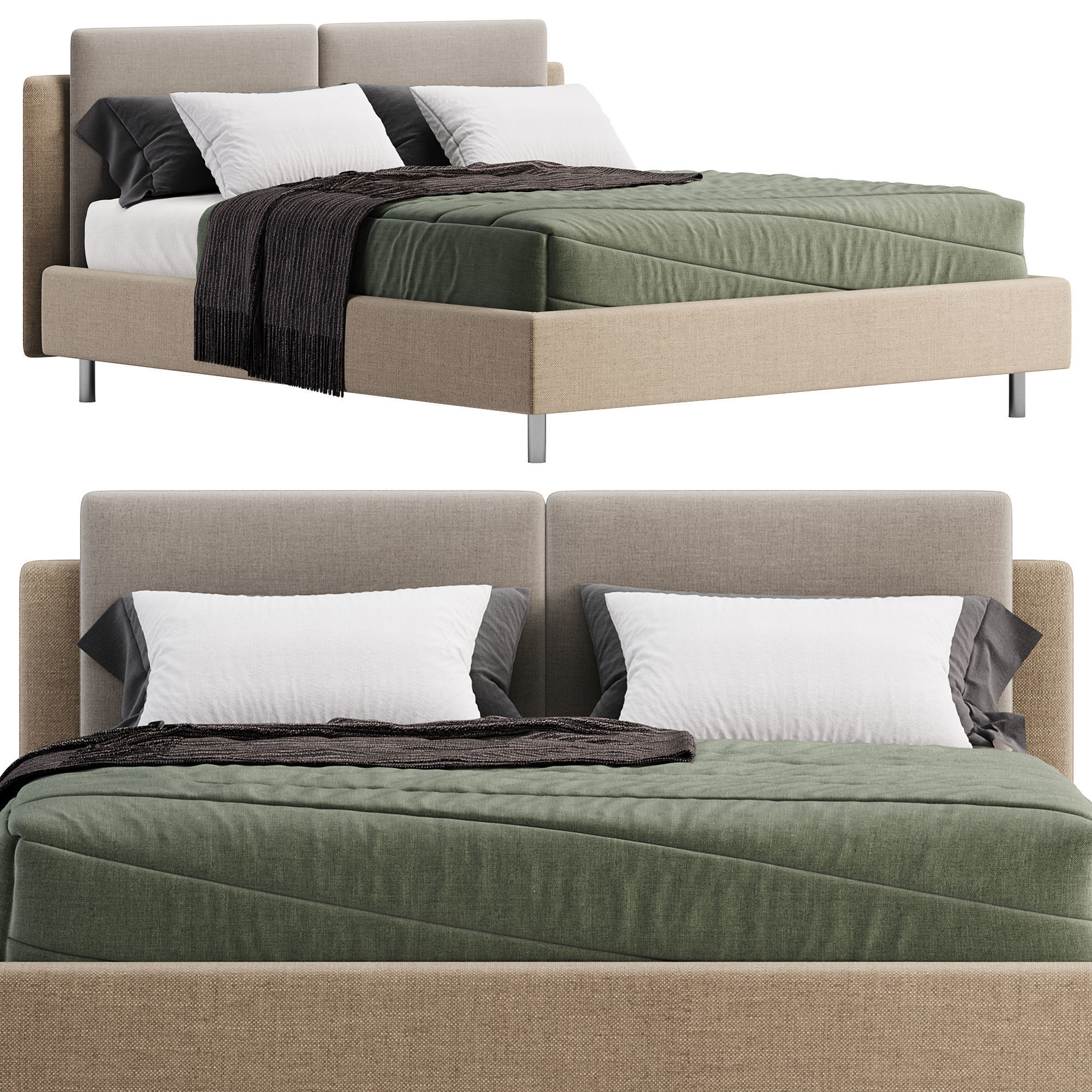 Frick Better Dreaming bed by Twils 3D model_1