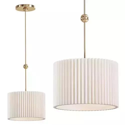 MARCEAU BOULE POLISHED BRASS PENDANT LIGHT