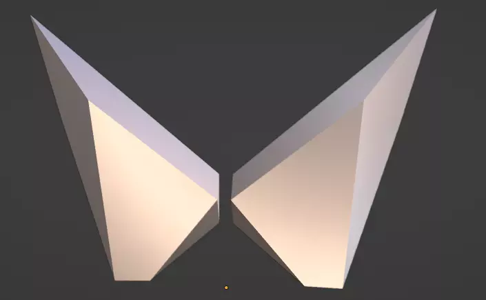 mahindra new twin peak logo non coloured Free 3D model_0