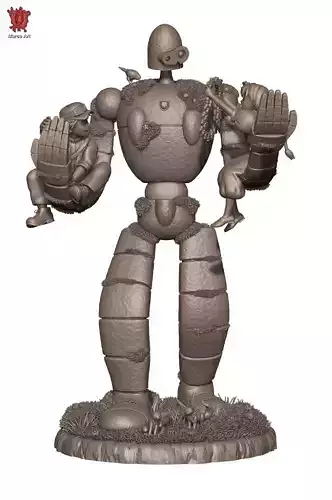 LAPUTA- Castle in the Sky  stl  3d file 3D print model