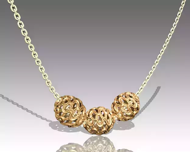 Ball style Pendant STL Jewelry