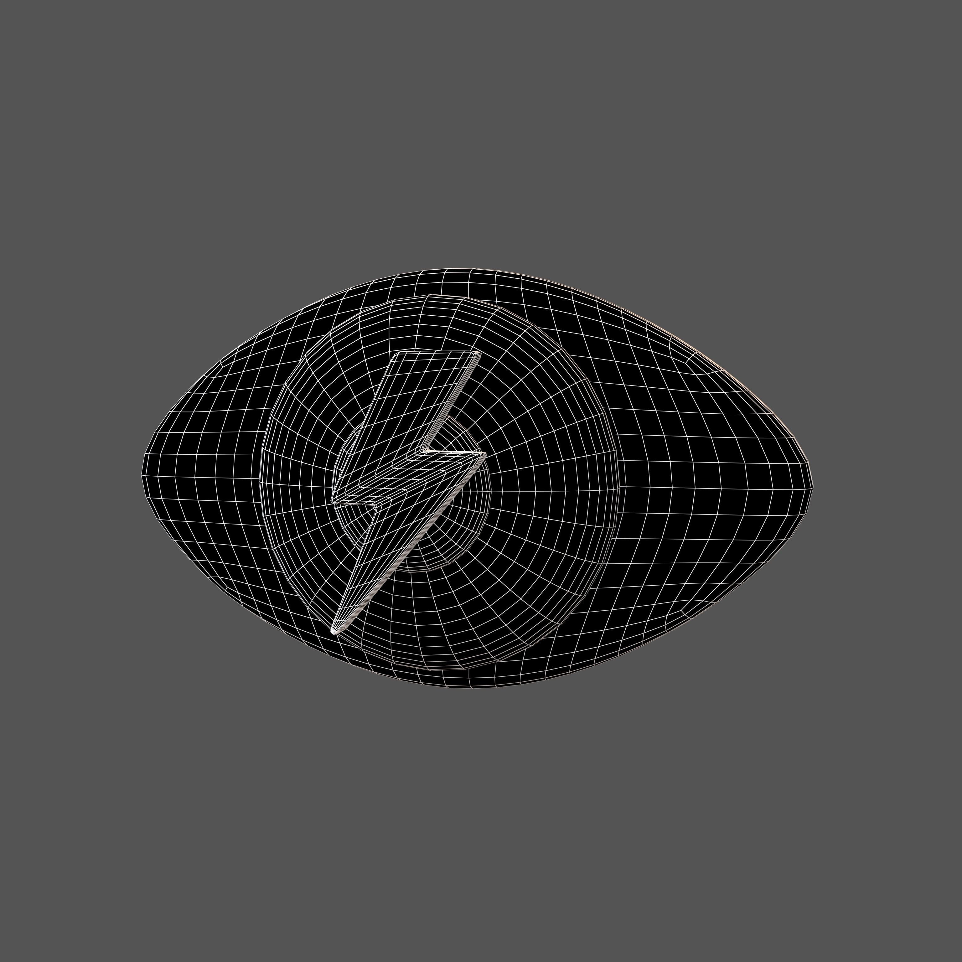 Eyes Symbol with Lighting v1 001 Low-poly 3D model_4