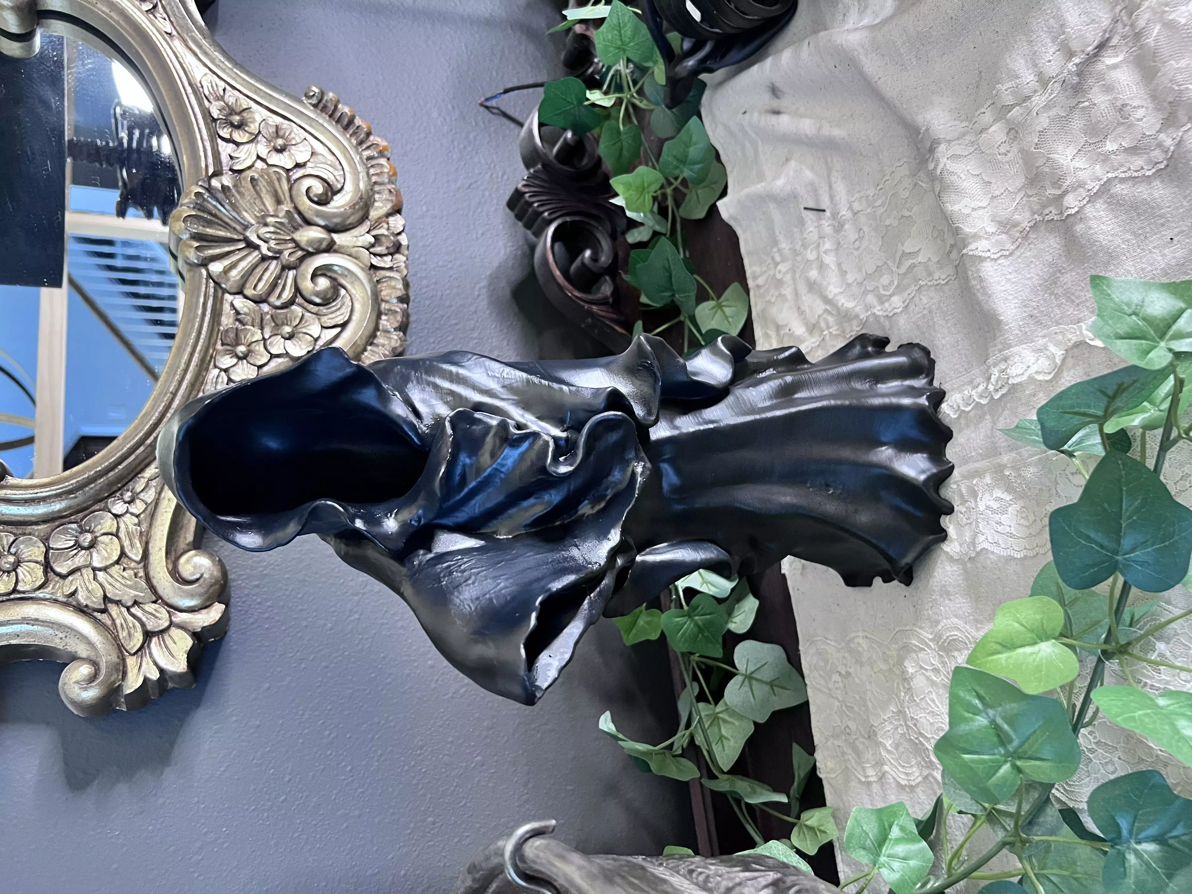 Cloaked ghost with outstretched arm 3D print model_0