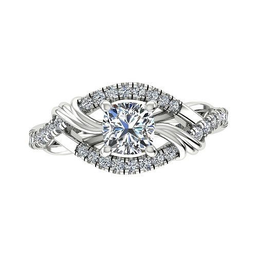 LADIES RING 3D PRINT MODEL 3D print model