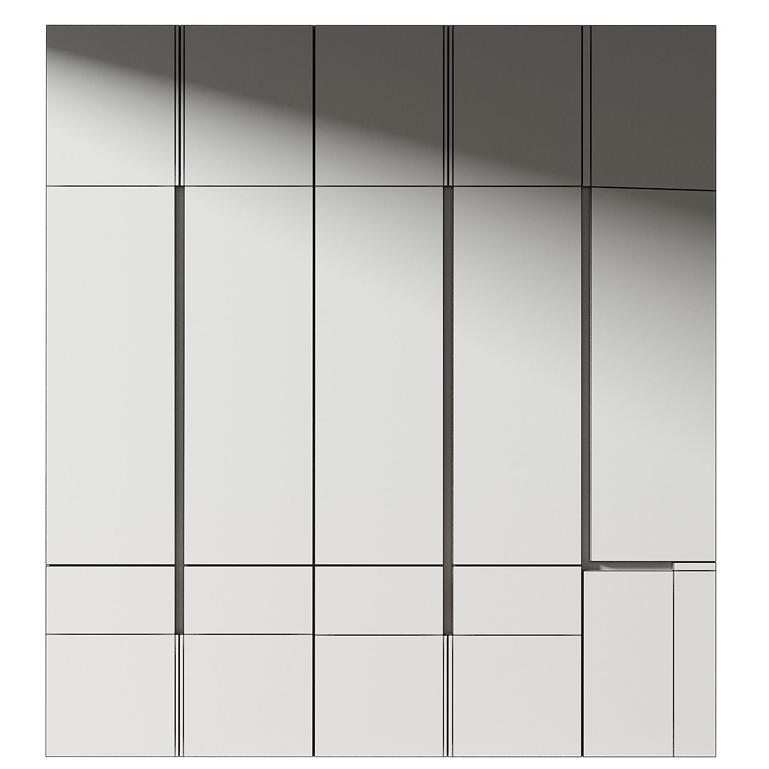 Furniture composition set 129 3D model_2