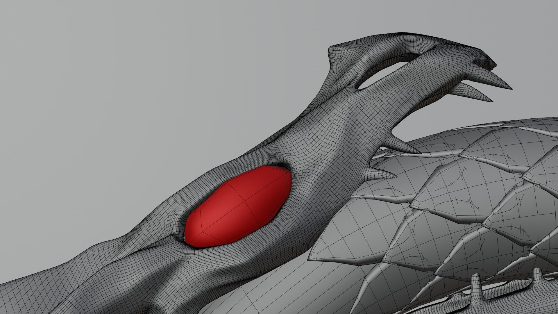 Dragon ring golden 3D model_66