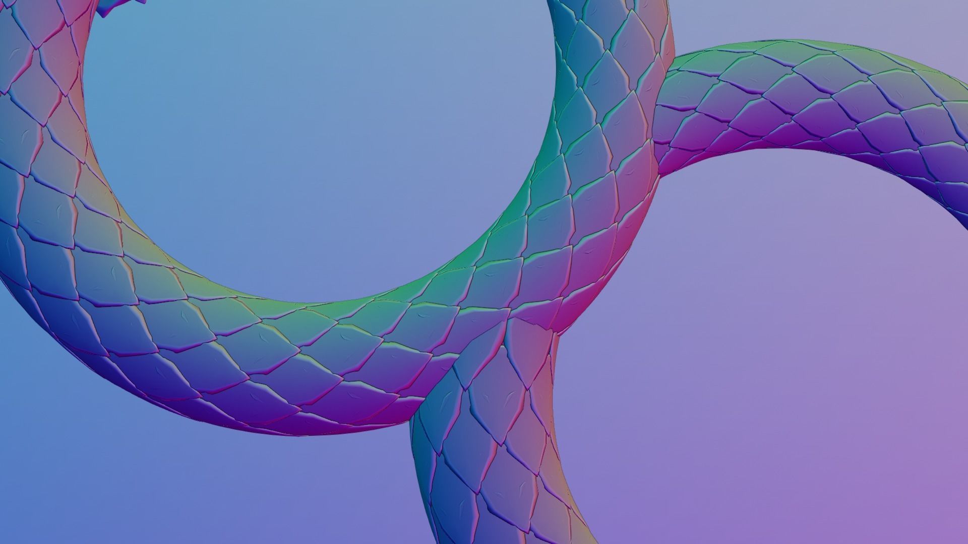 Dragon ring golden 3D model_58