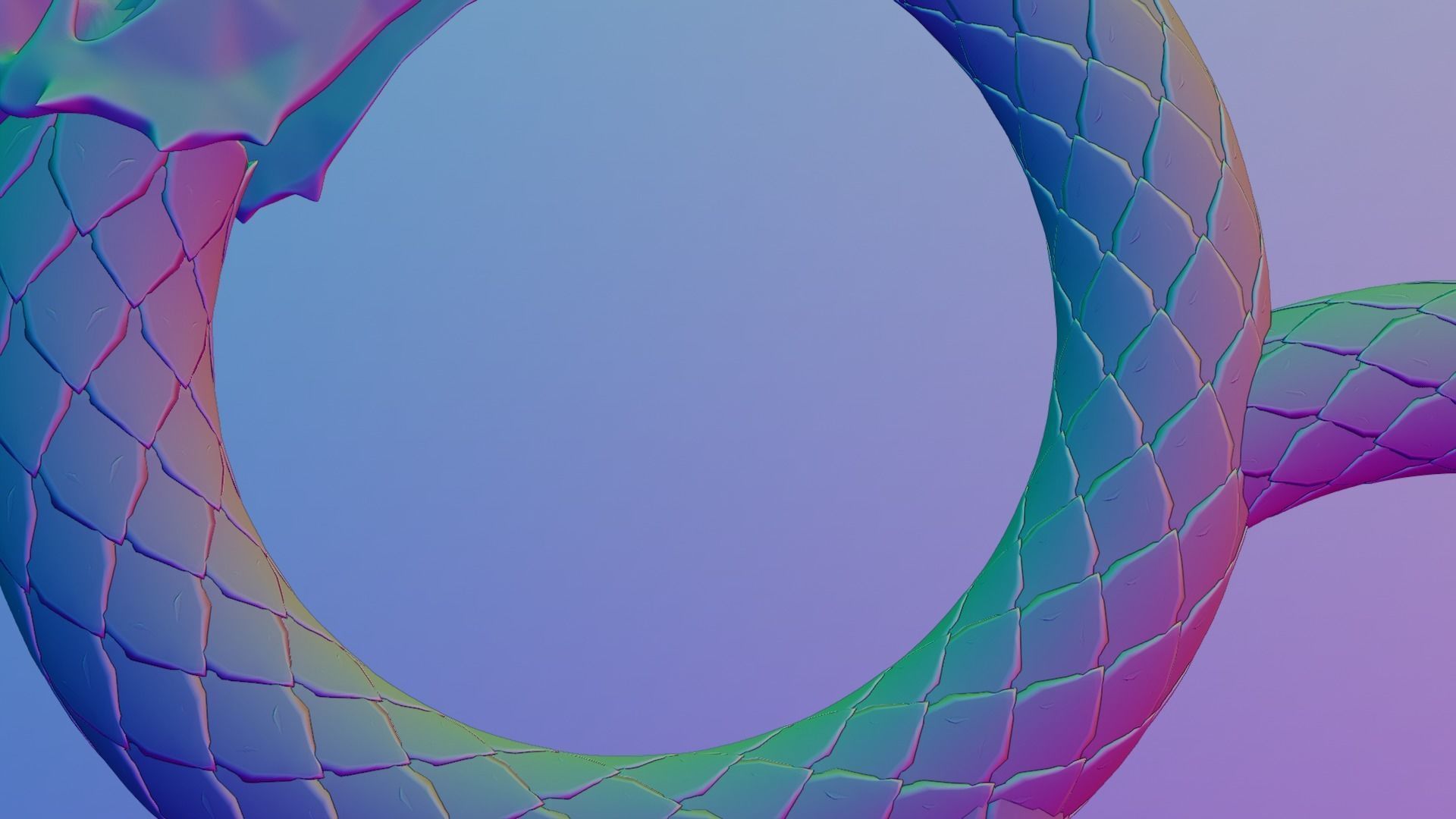 Dragon ring golden 3D model_37