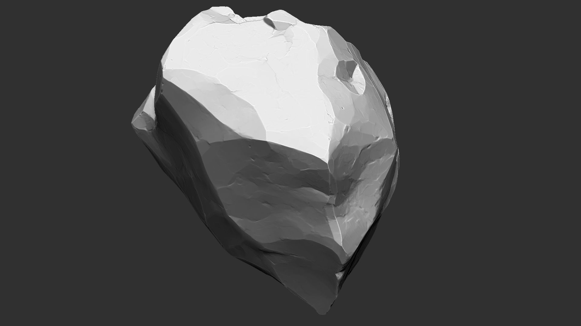 3D Mountain rock Zbrush sculpt 3D model_16