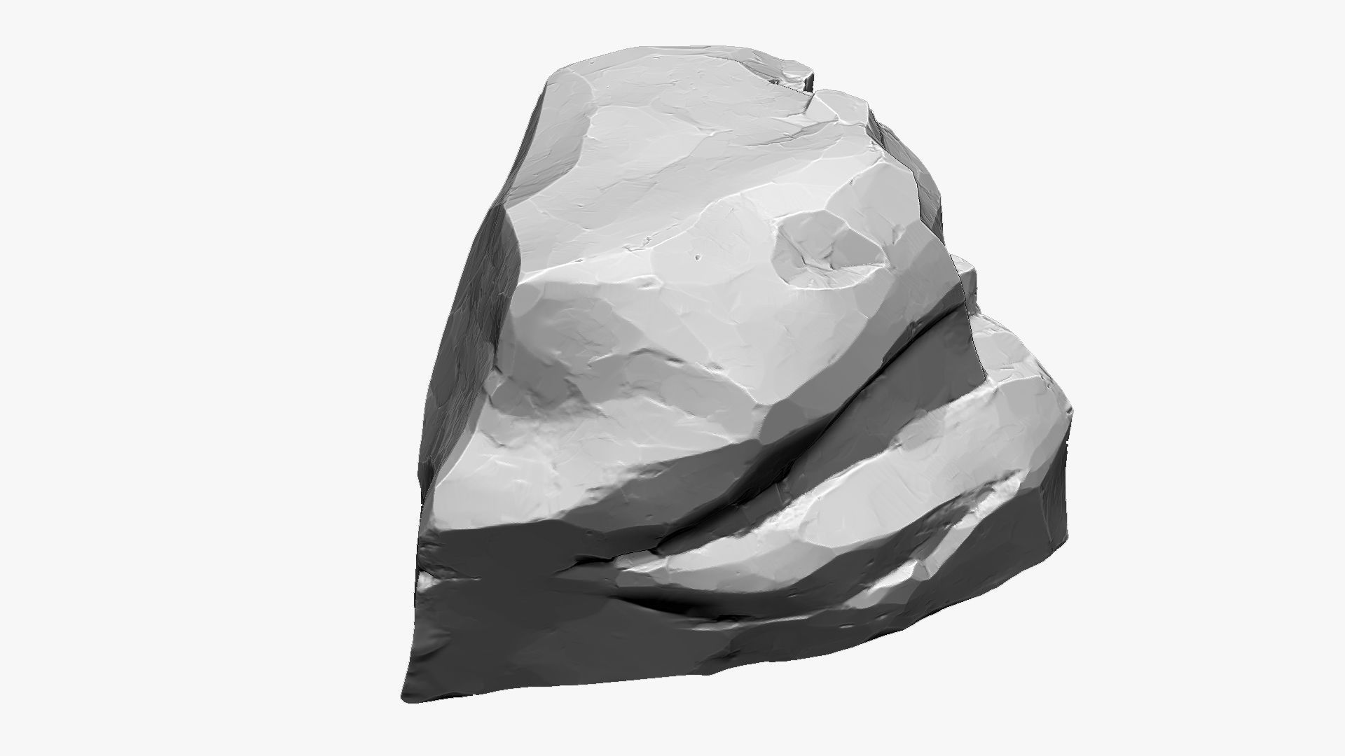 3D Mountain rock Zbrush sculpt 3D model_15