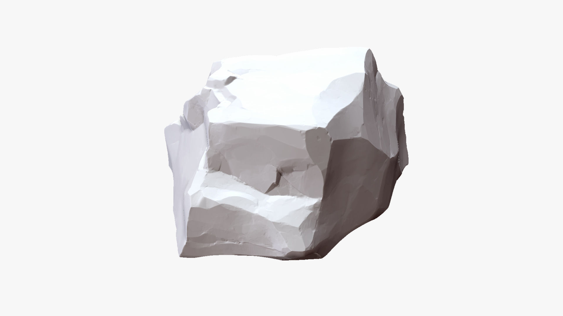 3D Mountain rock Zbrush sculpt 3D model_2