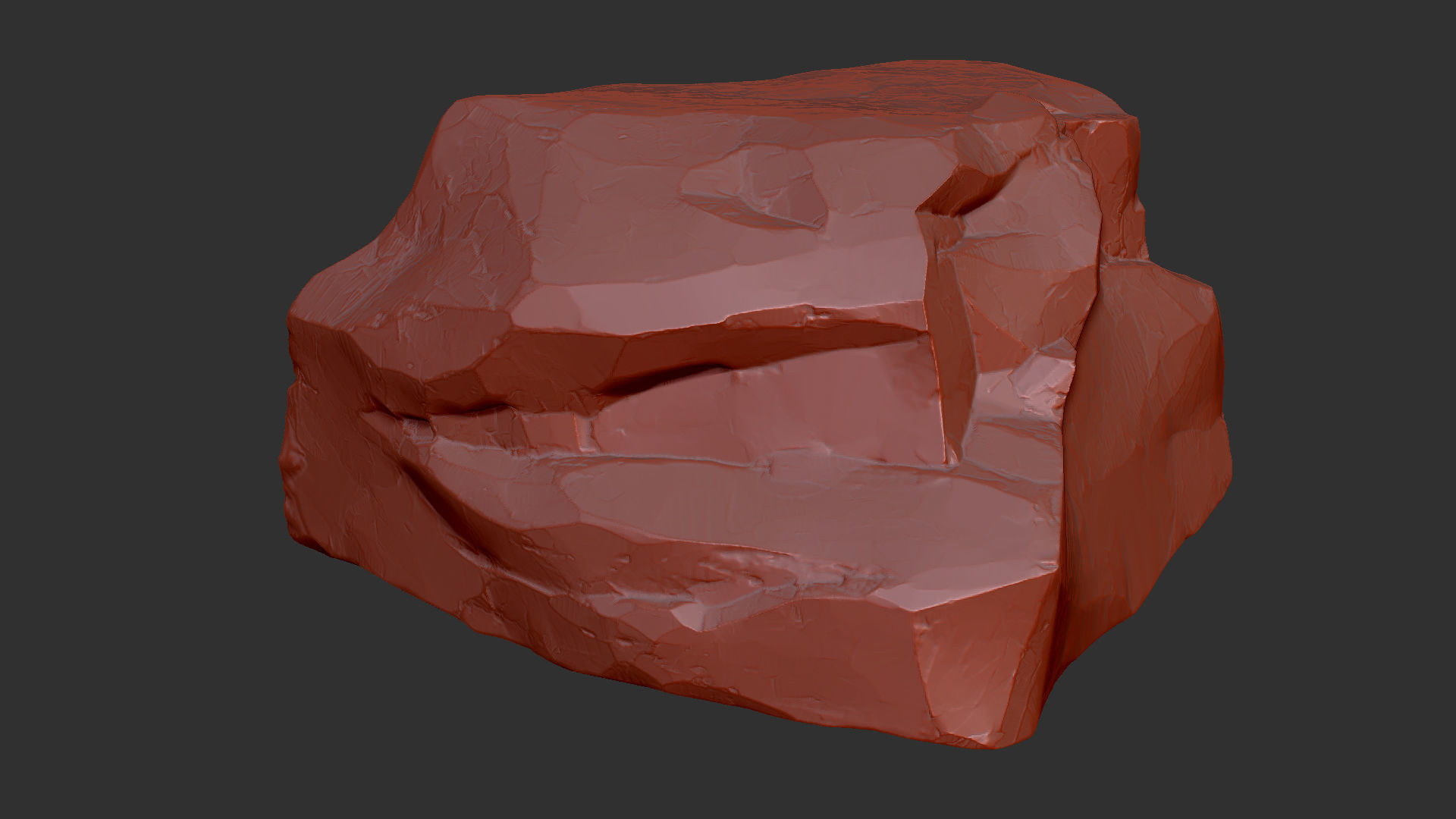 3D Mountain rock Zbrush sculpt 3D model_20