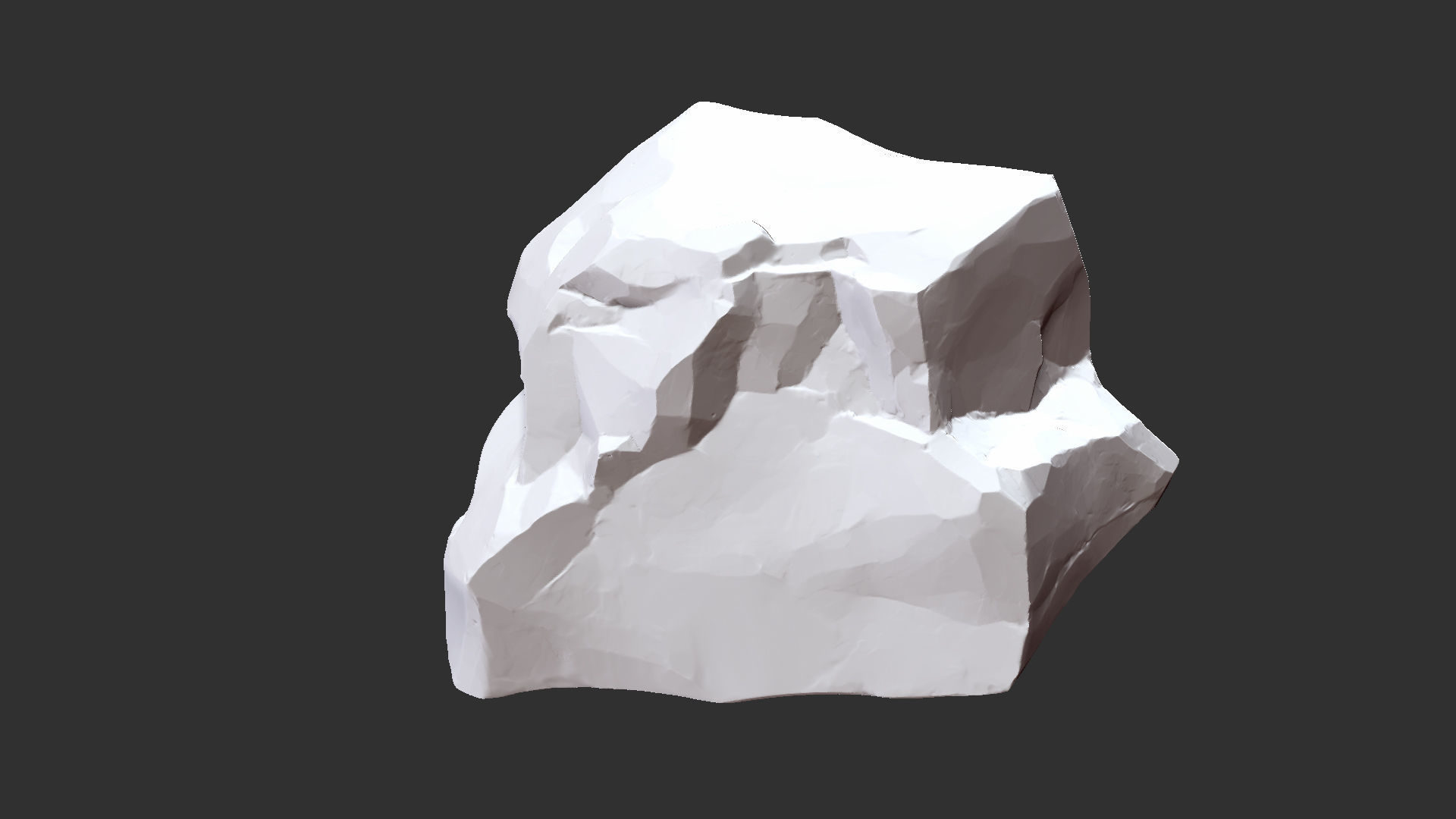3D Mountain rock Zbrush sculpt 3D model_23