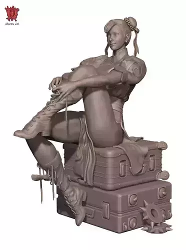 Chun Li Stl 3D flie