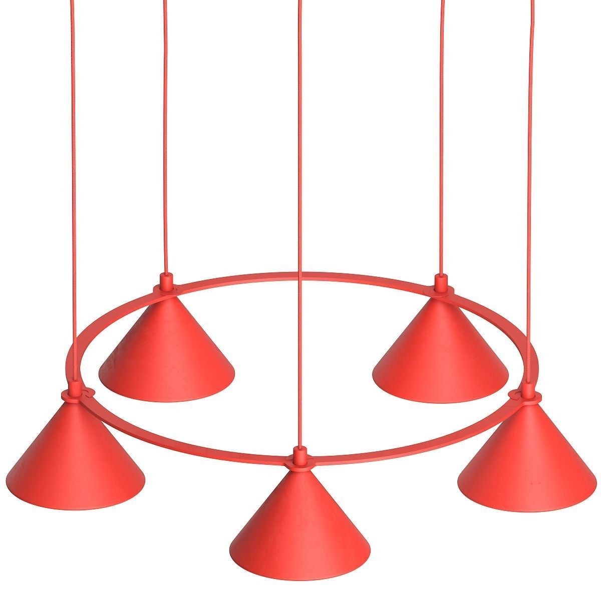 Zero Lumo Circle Pendant Light 3D Model Collection_8