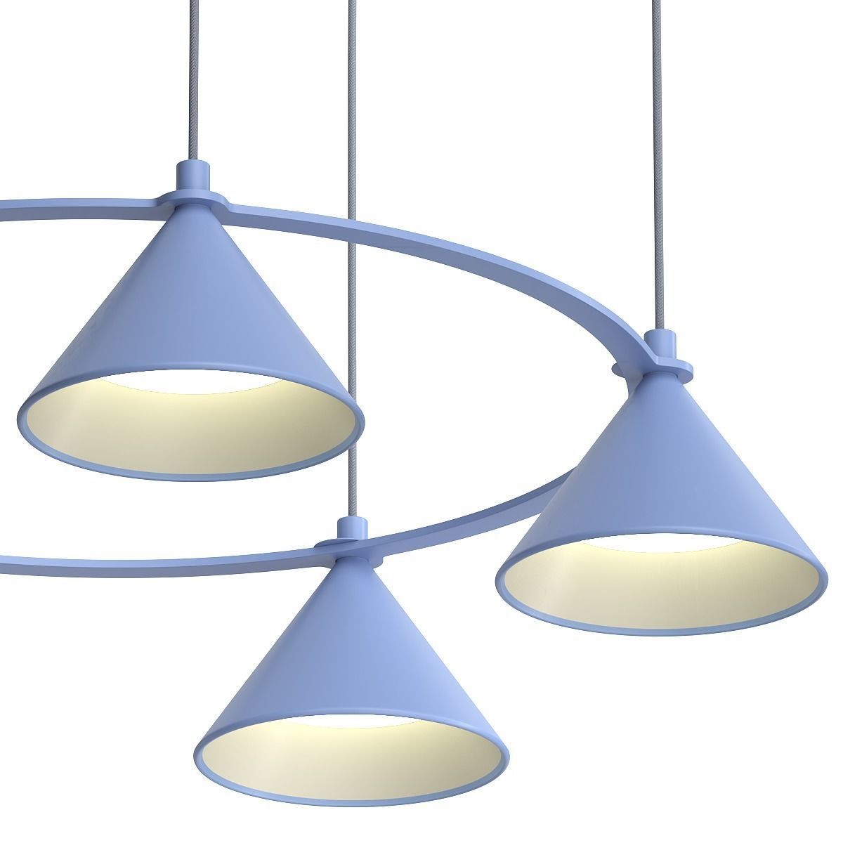 Zero Lumo Circle Pendant Light 3D Model Collection_3