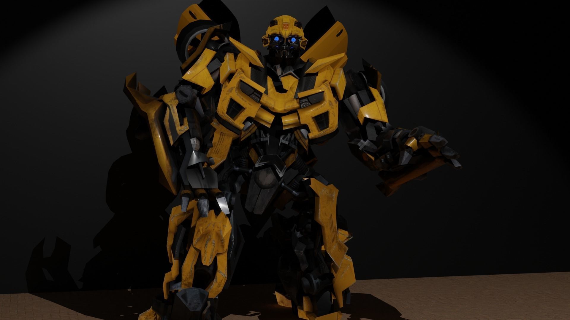 Bumblebee Transformer 3D model_1