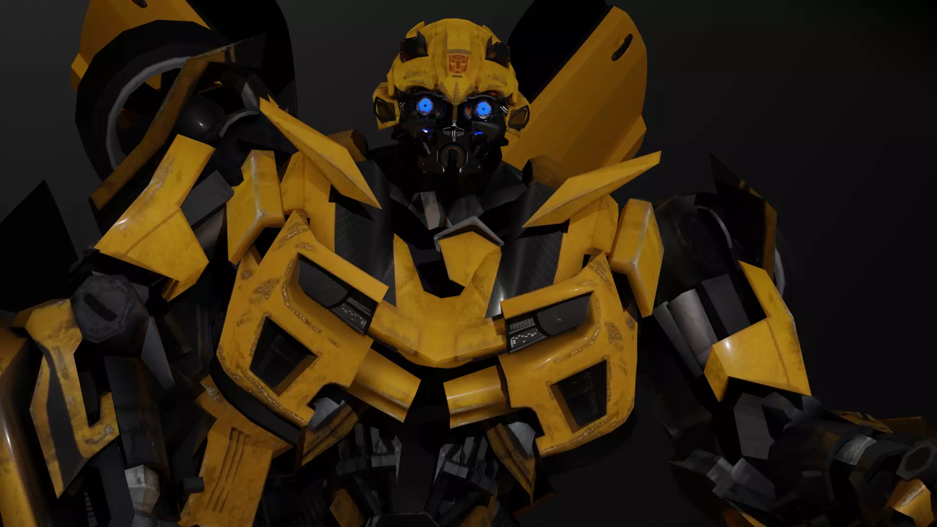 Bumblebee Transformer 3D model_0