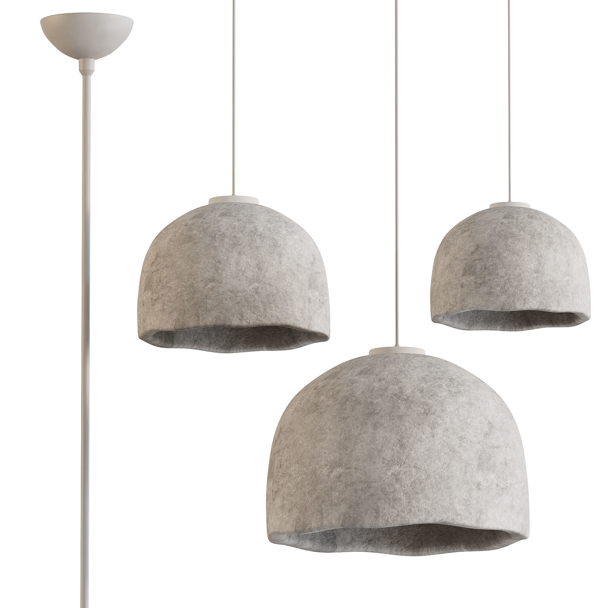 Bells Pendant Lamp 3D model_1