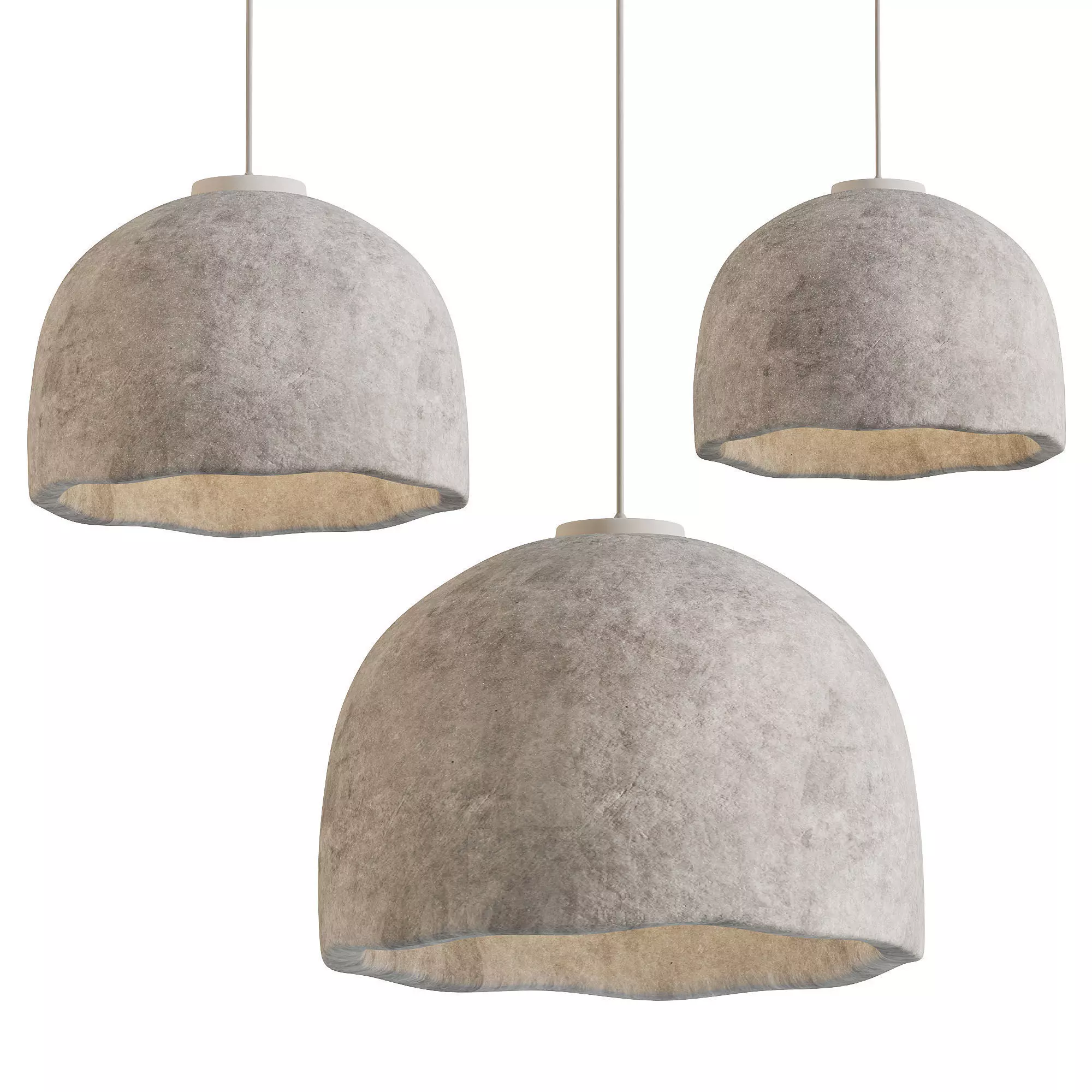 Bells Pendant Lamp 3D model_0