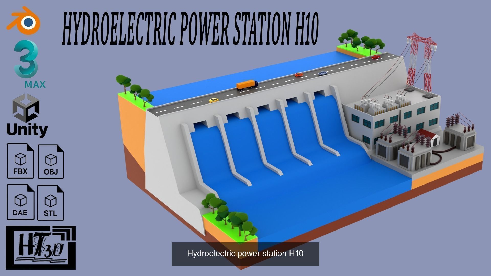 Factory Warehouse 3D Model Collection_1