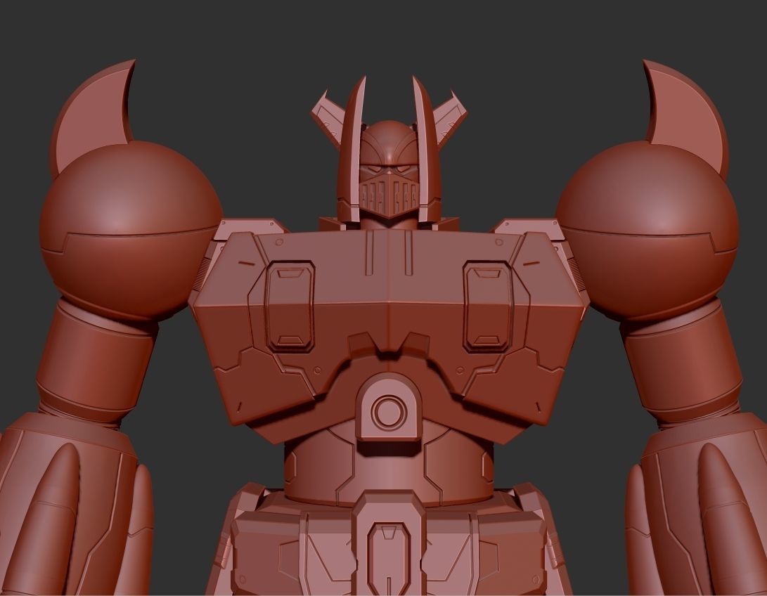 bronze giant 3D print model_14