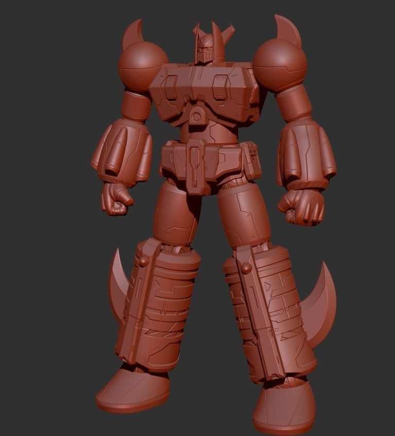 bronze giant 3D print model_11