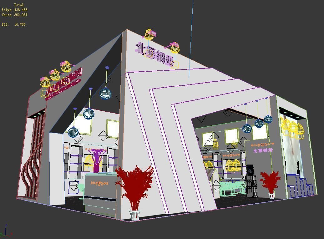 Exhibition - Area - 12X8-3DMAX2009-014 3D model_6