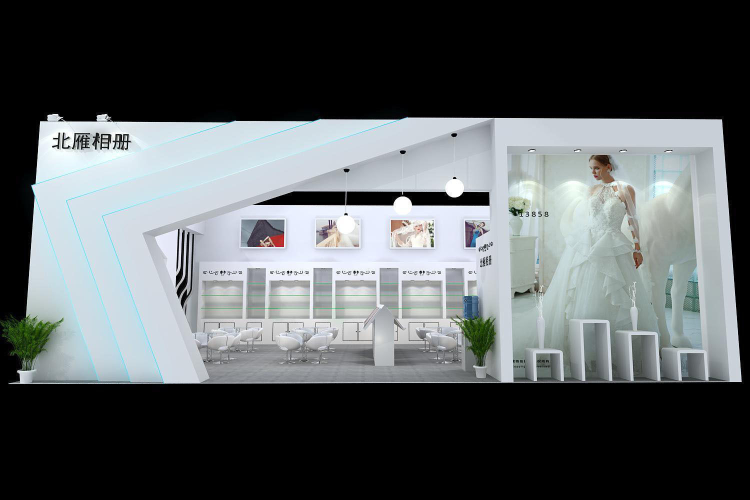 Exhibition - Area - 12X8-3DMAX2009-014 3D model_3