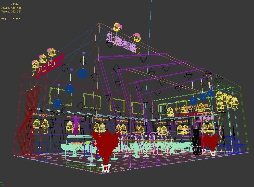 Exhibition - Area - 12X8-3DMAX2009-014 3D model_5