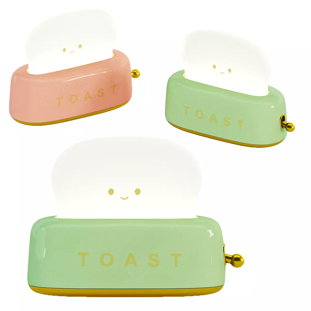 Toast Emotional Lamp 3D model_0