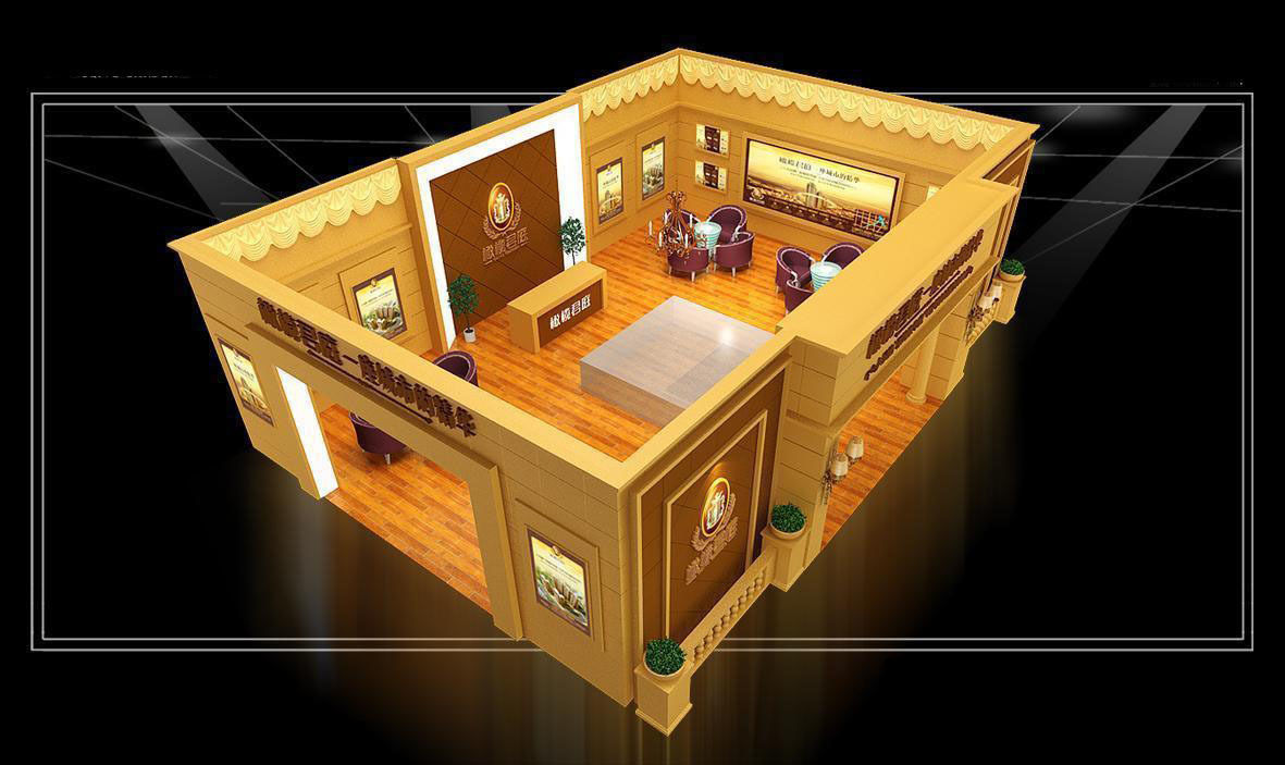 Exhibition - Area - 12X8-3DMAX2011-016 3D model_4