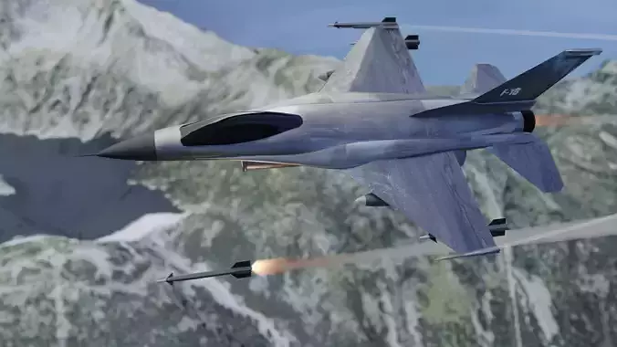 General Dynamics F-16 Fighting Falcon medium quality