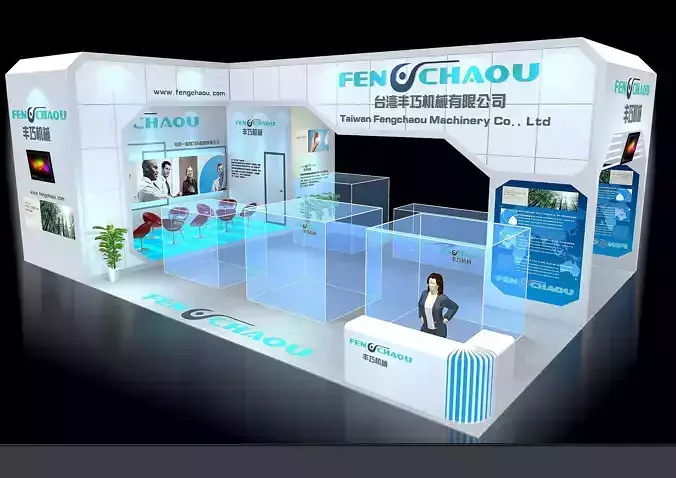 Exhibition - Area - 12X9 3DMAX2009-018 3D model