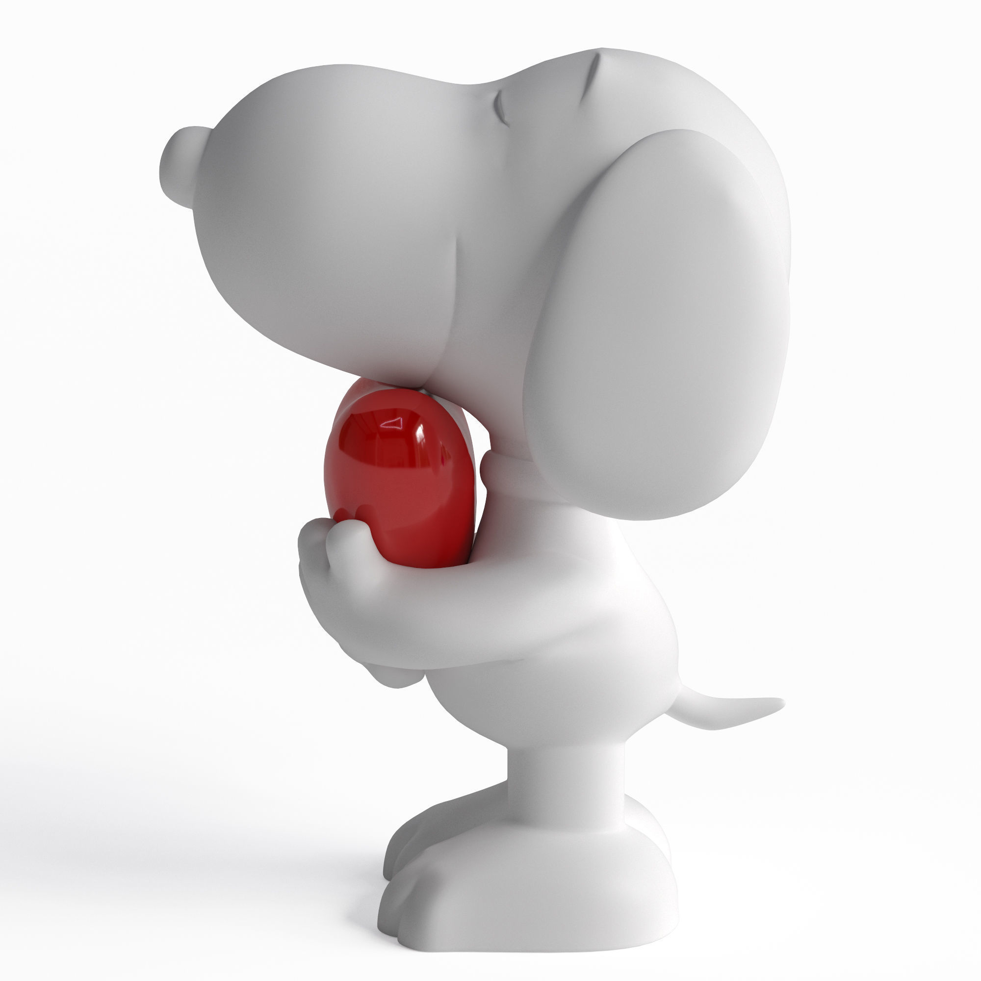 Leblon Delienne Snoopy heart 3D model_3