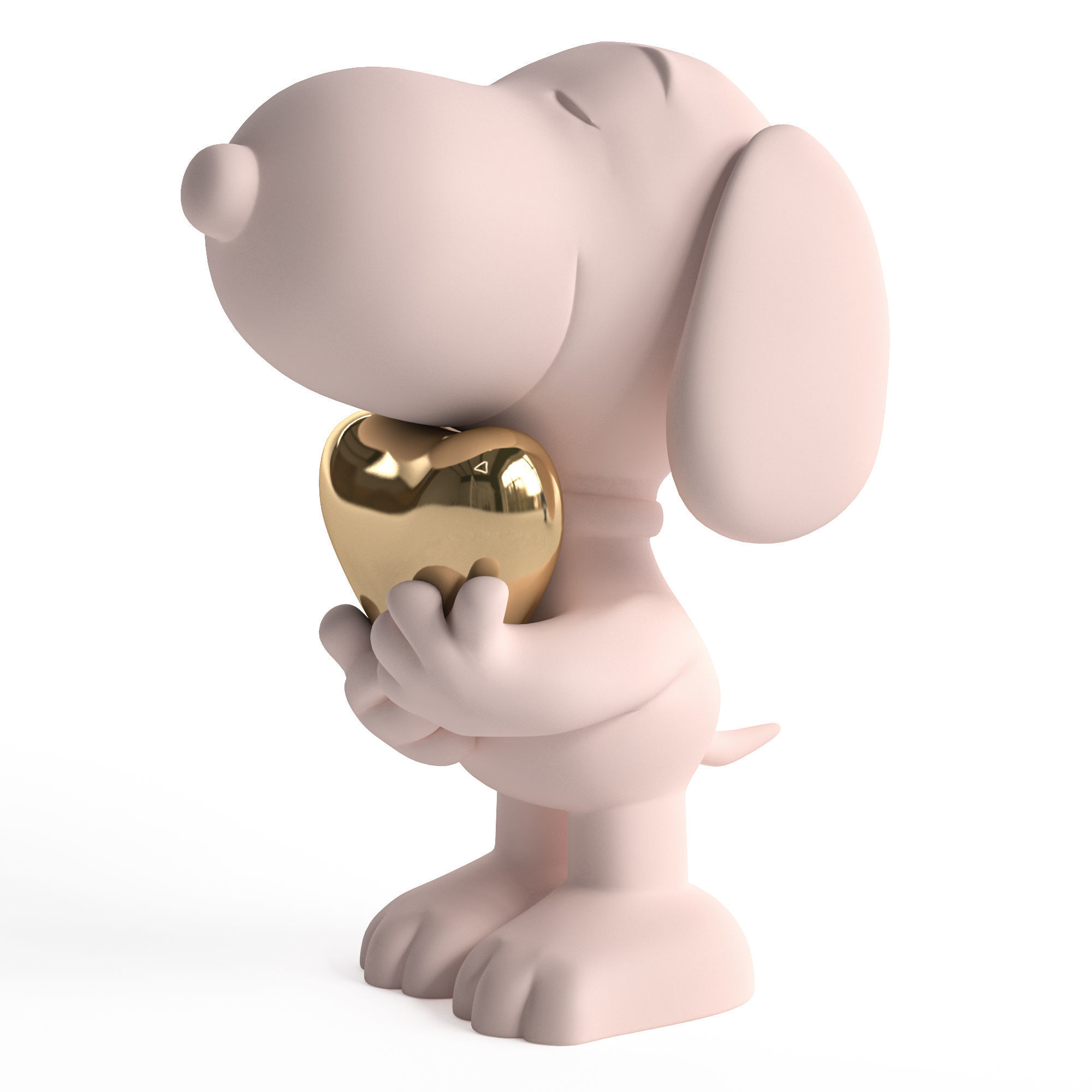 Leblon Delienne Snoopy heart 3D model_6