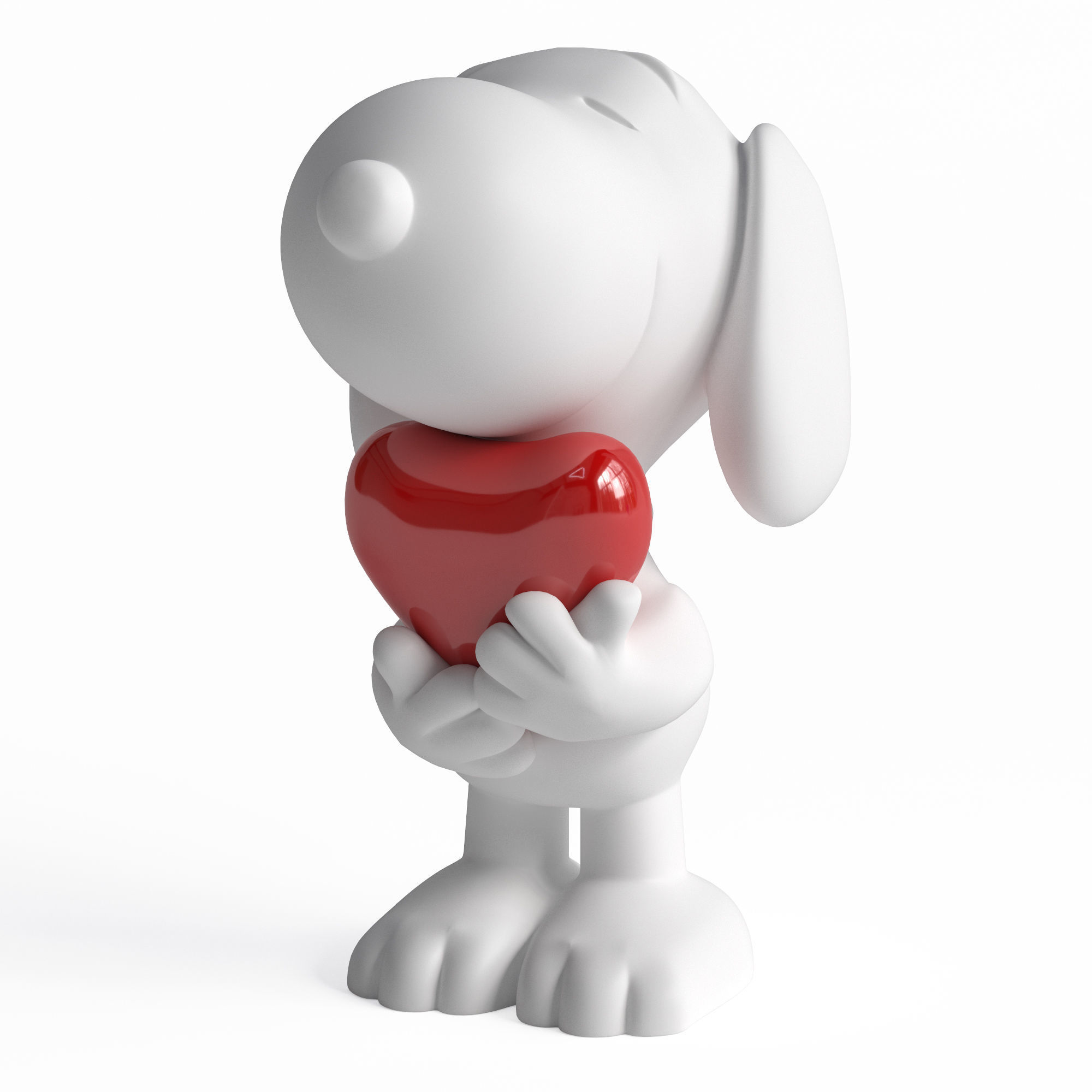 Leblon Delienne Snoopy heart 3D model_4