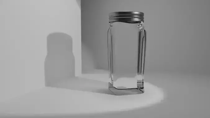 glass bottle