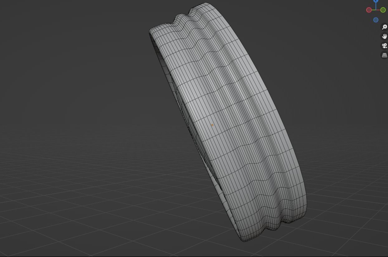 glass bottle Free low-poly 3D model_4