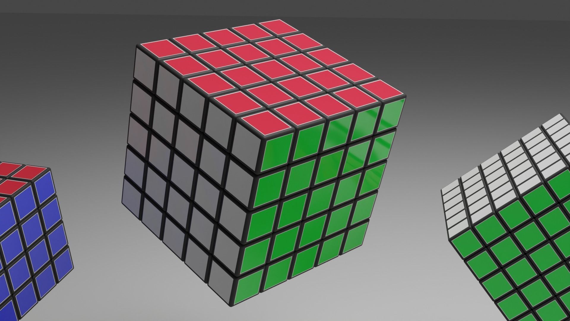 Rubiks Cube Collection free VR / AR / low-poly 3D model | CGTrader