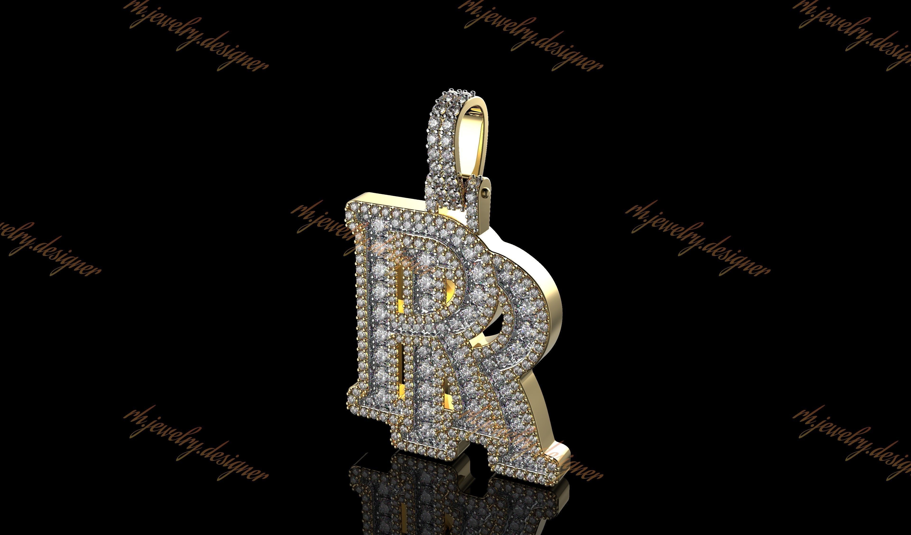 Gold N1077 3D print model_4