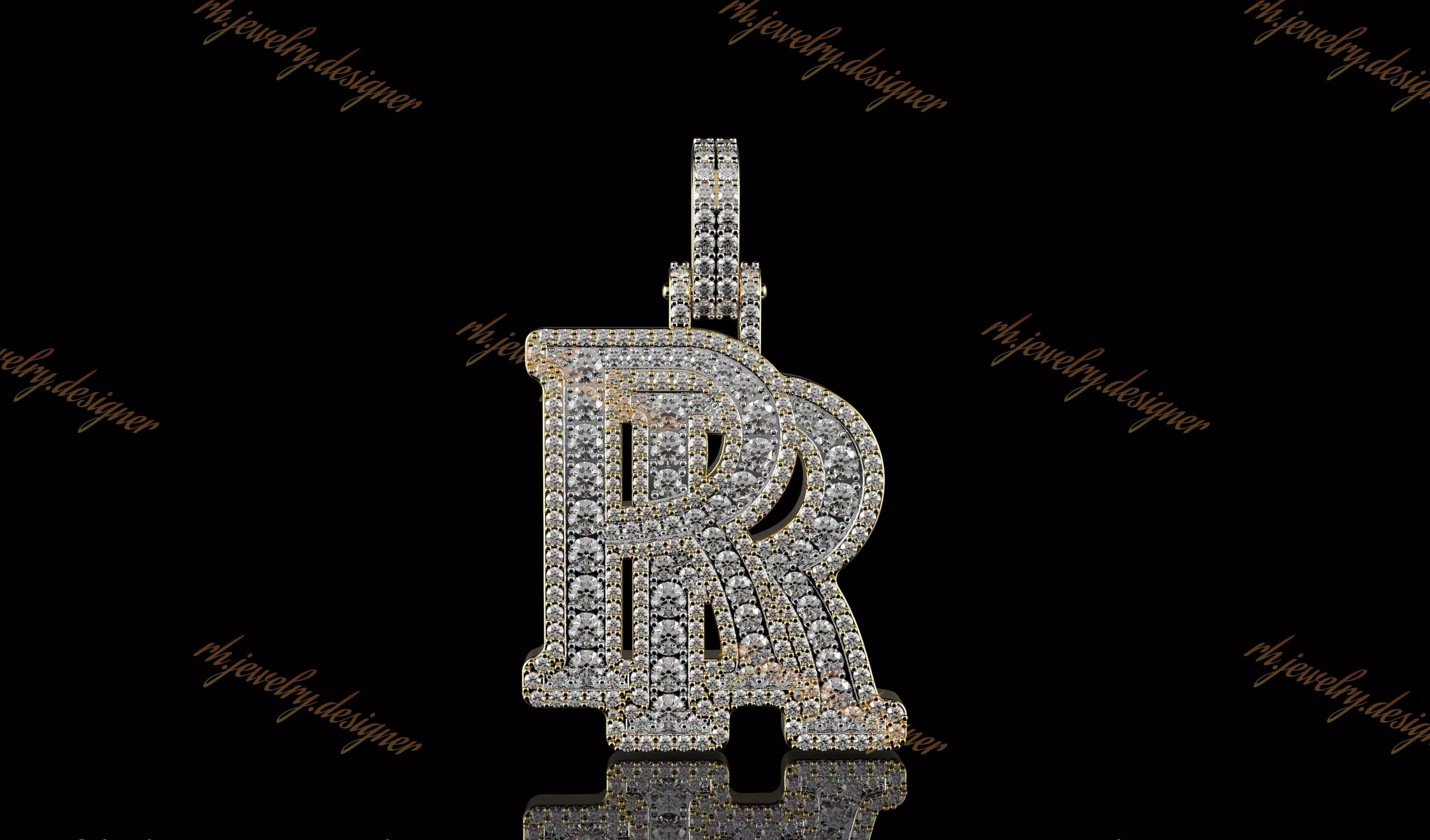 Gold N1077 3D print model_0