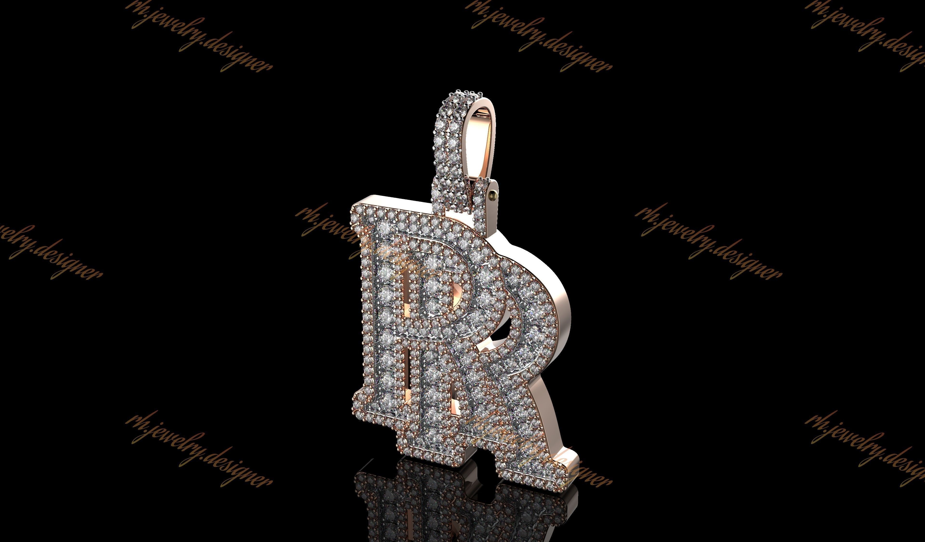 Gold N1077 3D print model_5