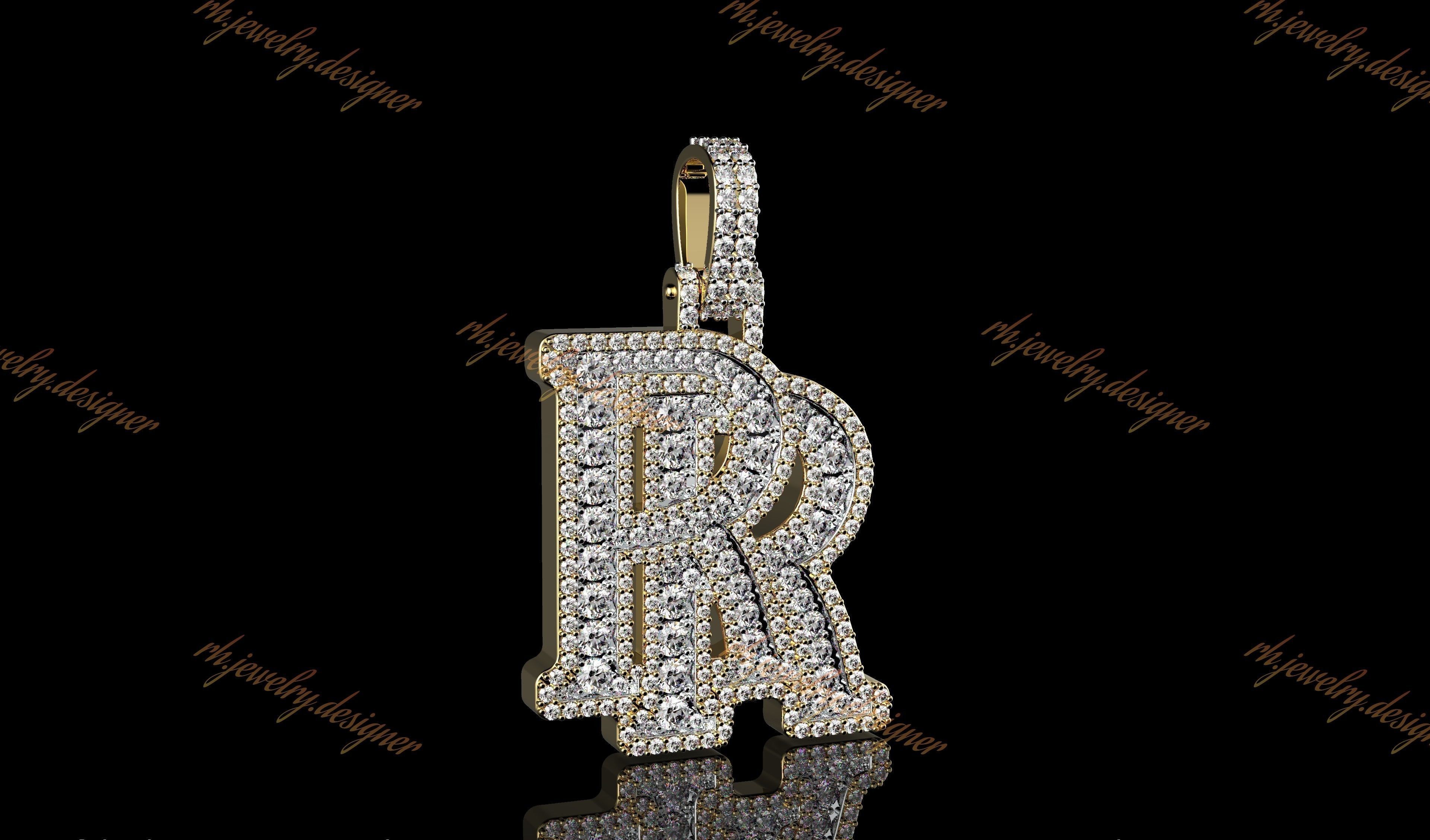 Gold N1077 3D print model_2