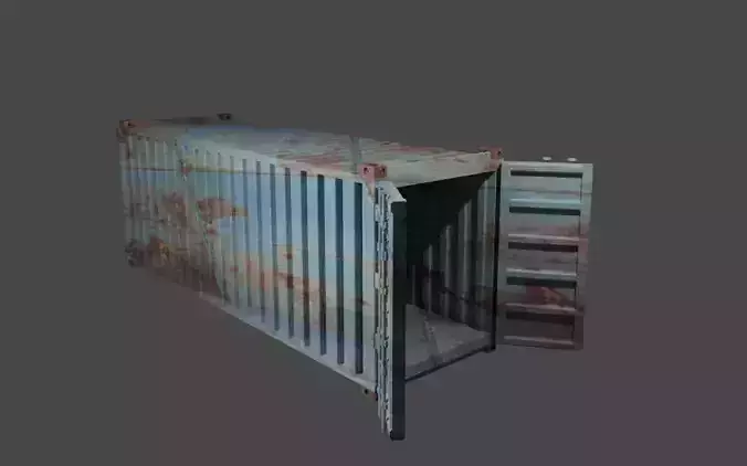 Container 3D model