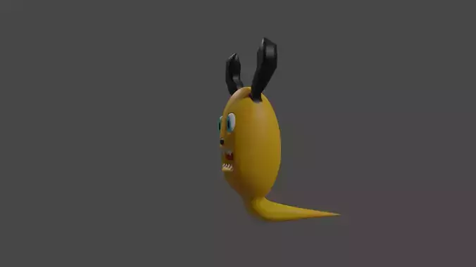 cartoon ghost 3d model