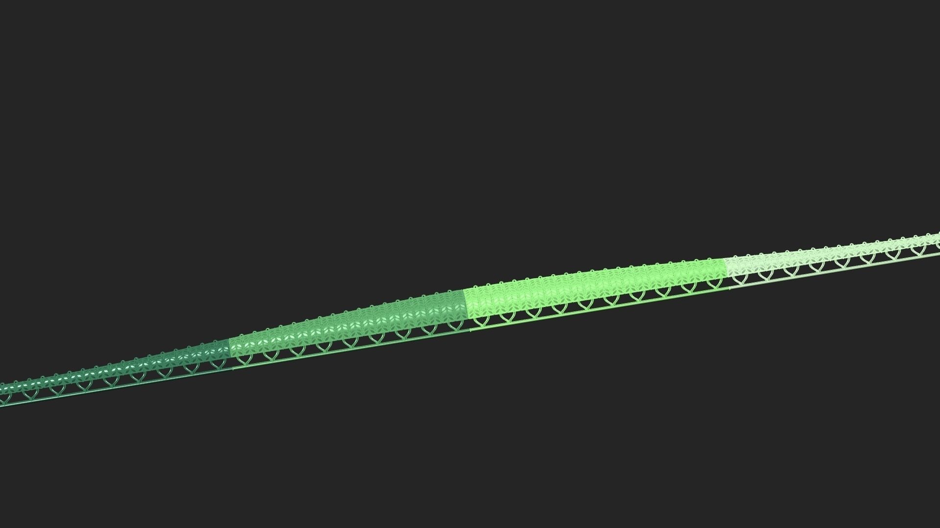 Necklace bracelet earrings wheat model fusion 3D print model_13