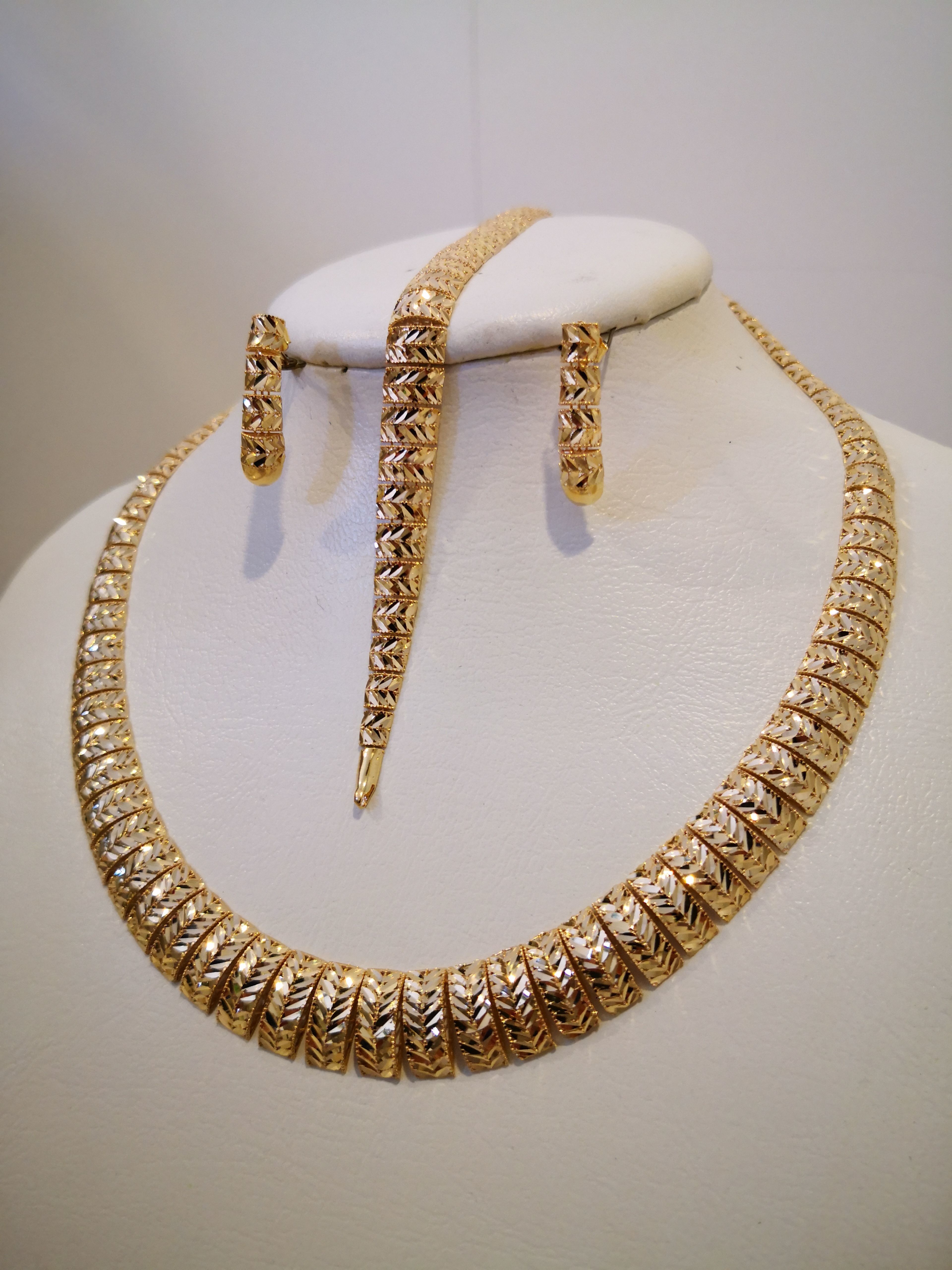 Necklace bracelet earrings wheat model fusion 3D print model_12