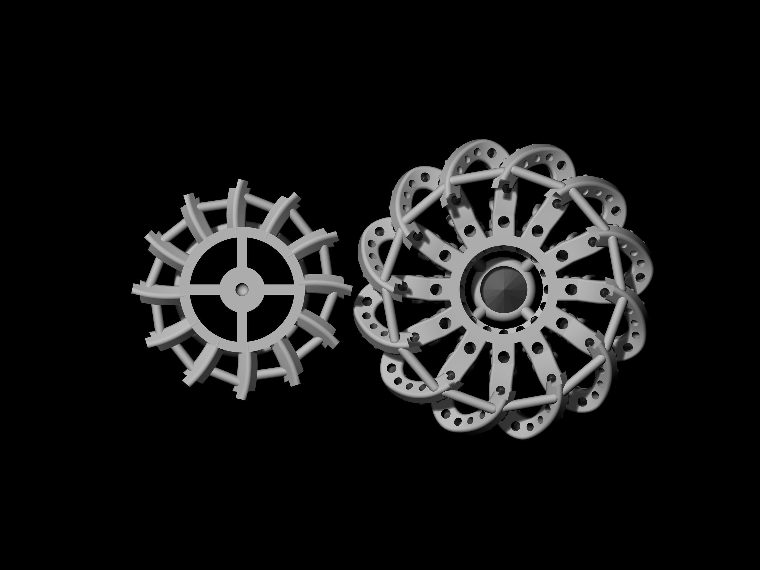 Earring Tops 3D print model_20