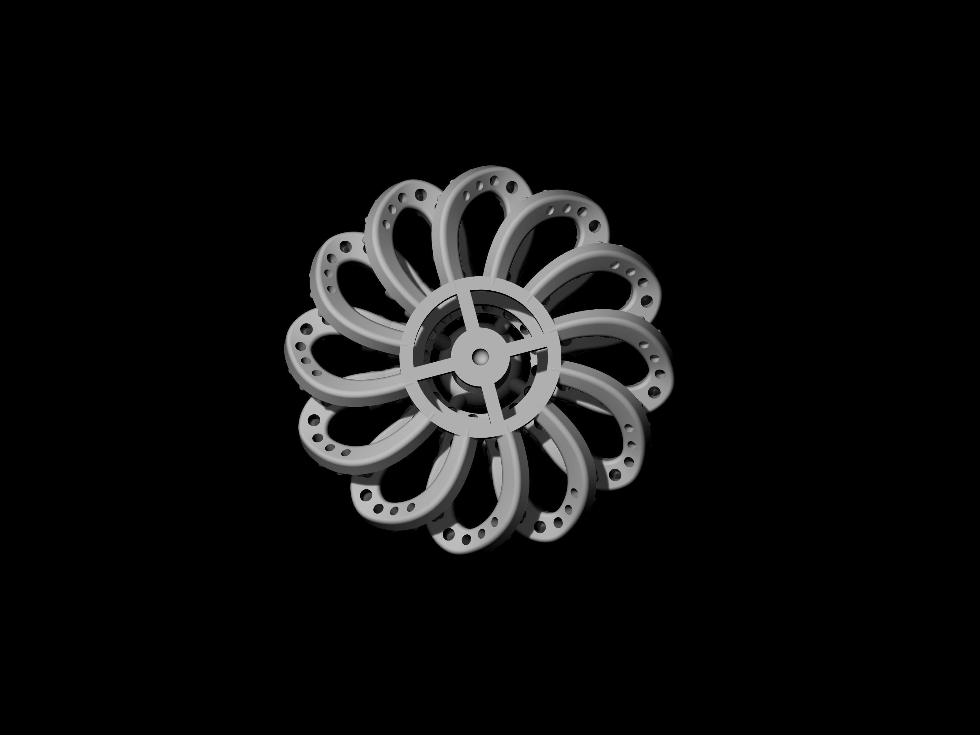 Earring Tops 3D print model_13